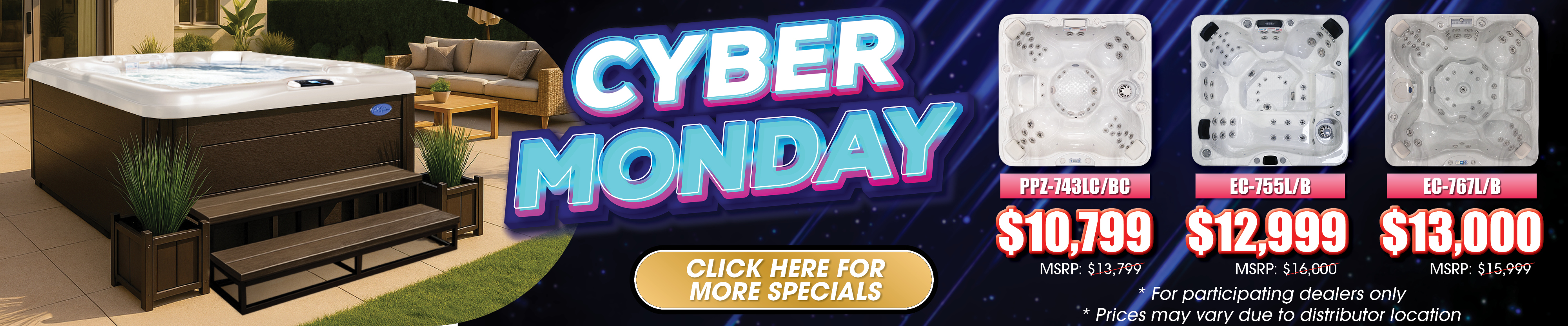 Calspas hot tub being used in a family setting - Lapeer