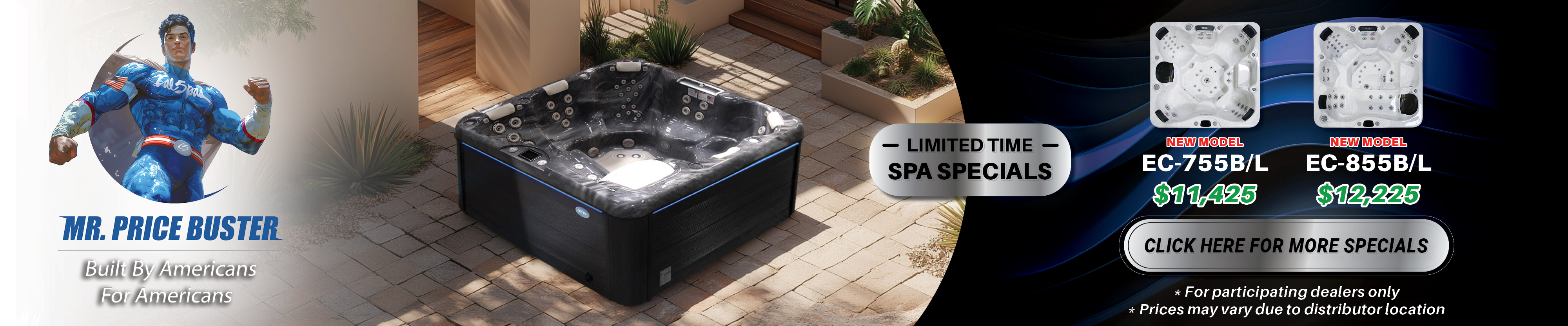 Calspas hot tub being used in a family setting - Lapeer